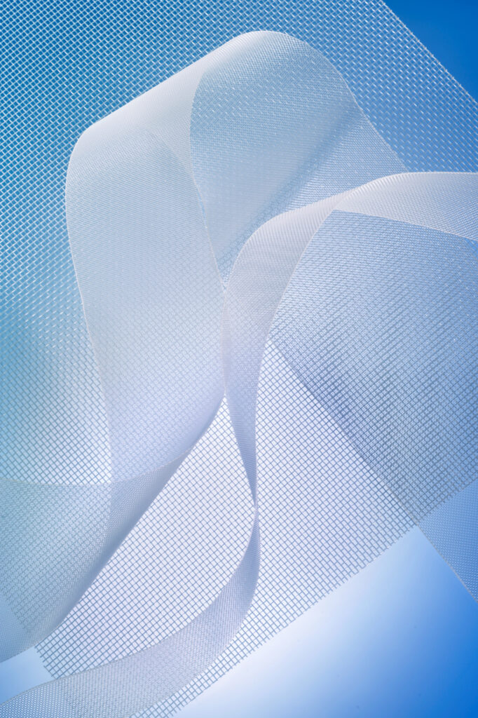 pieces of woven nylon monofilament filtration mesh